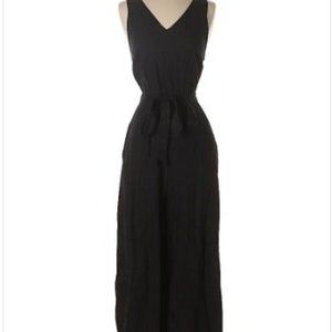 Black Linen Jumpsuit